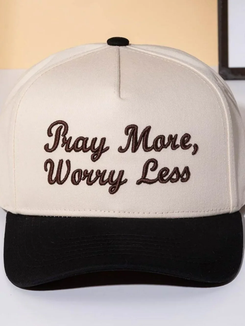 PRAY MORE, WORRY LESS UNISEX HAT